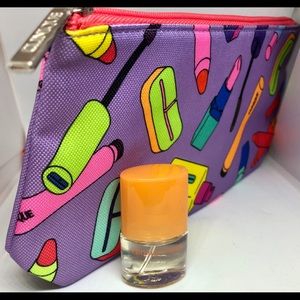 Clinique Cosmetic bag with “Happy” mini spray  New